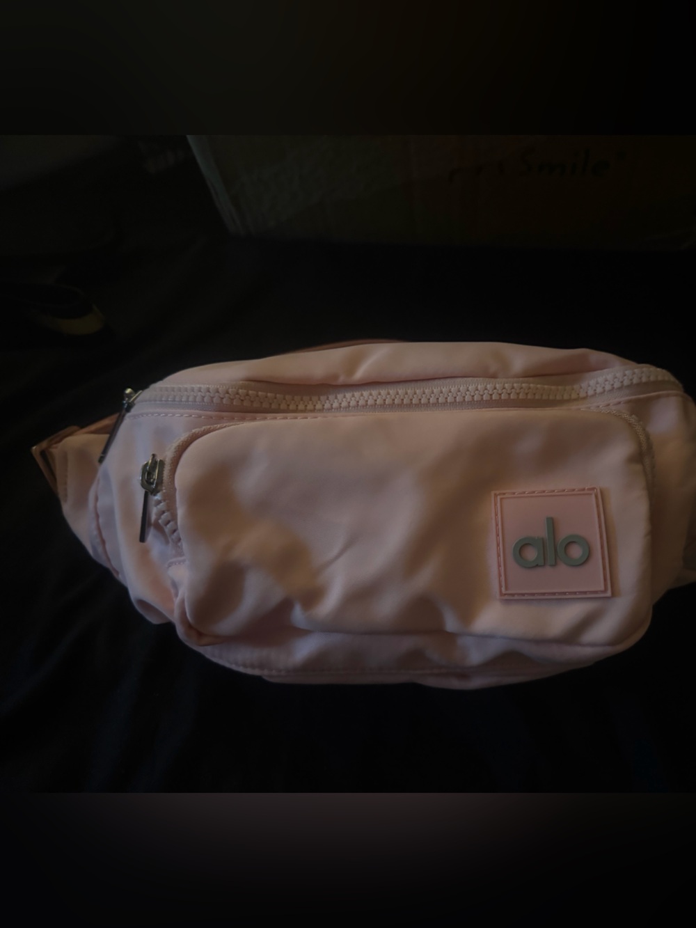 ALO Yoga Light Pink Crossbody Sling Bag